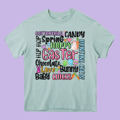 Easter Subway Heavy Core Tee Designed By Maliassmallbusiness