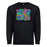Black halloween neon leopard background Premium Sweatshirt - BundleAndBundleShop