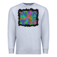 Heather Grey halloween neon leopard background Premium Sweatshirt - BundleAndBundleShop