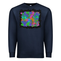 Navy halloween neon leopard background Premium Sweatshirt - BundleAndBundleShop
