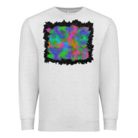 Oatmeal Heather halloween neon leopard background Premium Sweatshirt - BundleAndBundleShop