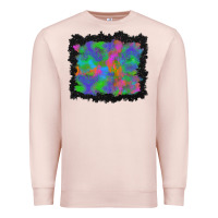 Pale Pink halloween neon leopard background Premium Sweatshirt - BundleAndBundleShop