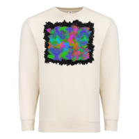 Sandshell halloween neon leopard background Premium Sweatshirt - BundleAndBundleShop