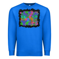 True Royal halloween neon leopard background Premium Sweatshirt - BundleAndBundleShop