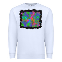 White halloween neon leopard background Premium Sweatshirt - BundleAndBundleShop