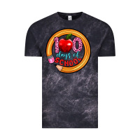 Cloud Black 100 days of school Vintage Tee - Artiststas