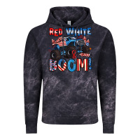Cloud Black red white and boom 4th of july Vintage Hoodie - Artiststas