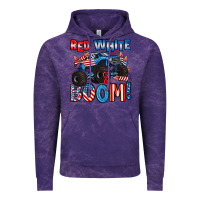 Cloud Purple red white and boom 4th of july Vintage Hoodie - Artiststas
