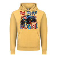 Vintage Mustard red white and boom 4th of july Vintage Hoodie - Artiststas
