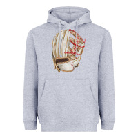 Heather Grey Catchers Mitt Fa Element Heavyweight Hoodie - FaDigitalArtStudio