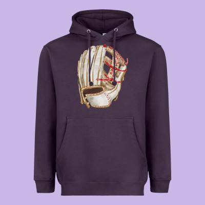 Catchers Mitt Fa Element Heavyweight Hoodie Designed By Fadigitalartstudio