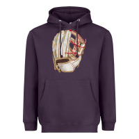 Plum Catchers Mitt Fa Element Heavyweight Hoodie - FaDigitalArtStudio
