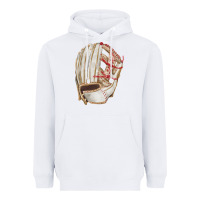 White Catchers Mitt Fa Element Heavyweight Hoodie - FaDigitalArtStudio