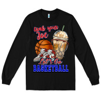 Black Grab your joe let's go Basketball Long Sleeve Tee - NancyCooperArtShop