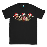 Black christmas holstein cows Classic Tee - LillyAllenDesigns
