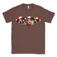 Chestnut christmas holstein cows Classic Tee - LillyAllenDesigns