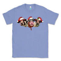 Colony Blue christmas holstein cows Classic Tee - LillyAllenDesigns