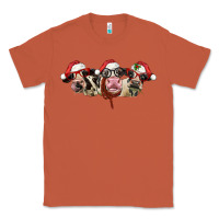 Copper christmas holstein cows Classic Tee - LillyAllenDesigns