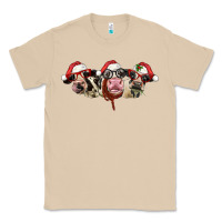 Mushroom christmas holstein cows Classic Tee - LillyAllenDesigns