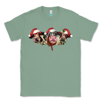 Sage christmas holstein cows Classic Tee - LillyAllenDesigns