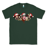 Sports Green christmas holstein cows Classic Tee - LillyAllenDesigns