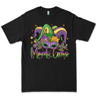 Black mardi gras Premium Tee - MaliasSmallBusiness