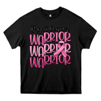 Black breast cancer warrior Heavy Core Tee - MaliasSmallBusiness