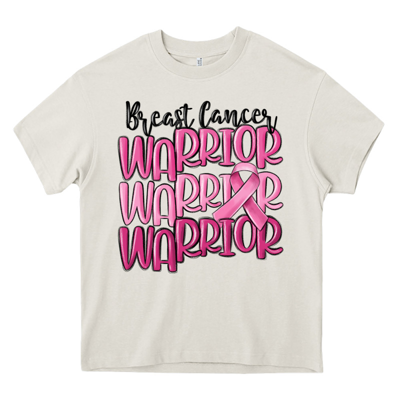 Breast Cancer Warrior Heavy Core Tee by MaliasSmallBusiness | Teevron
