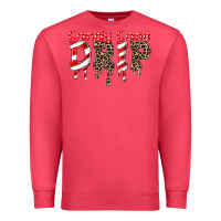 Cardinal candy cane drip Premium Sweatshirt - FaDigitalArtStudio