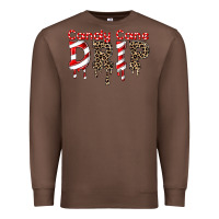 Chestnut candy cane drip Premium Sweatshirt - FaDigitalArtStudio