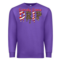 Purple candy cane drip Premium Sweatshirt - FaDigitalArtStudio