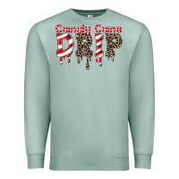 Seafoam candy cane drip Premium Sweatshirt - FaDigitalArtStudio