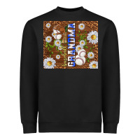 Black baseball grandma Heavyweight Sweatshirt - TumblerDesignByShophia
