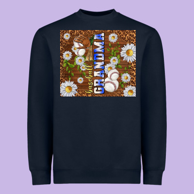 Baseball Grandma Heavyweight Sweatshirt Designed By Tumblerdesignbyshophia