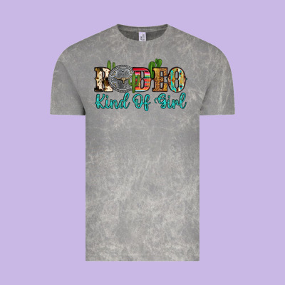 Rodeo Kind Of Girl Vintage Tee Designed By Artiststas