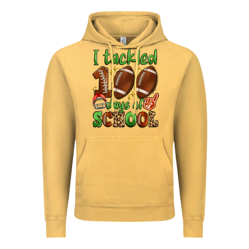 I Tackled 100 Days Of School Vintage Hoodie by Artiststas | Teevron