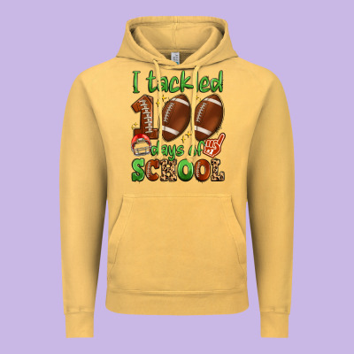 I Tackled 100 Days Of School Vintage Hoodie Designed By Artiststas