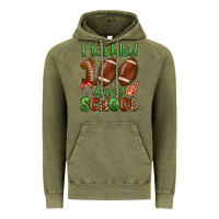Vintage Olive i tackled 100 days of school Vintage Hoodie - Artiststas