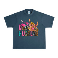 Midnight Navy nail hustler Urban Heavy Tee - Jasminsmagicworld