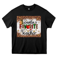 Black santa's favorite teacher Heavy Core Tee - AdoDesignShop