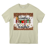 Mossy santa's favorite teacher Heavy Core Tee - AdoDesignShop