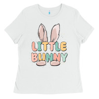 White little bunny malias Ladies Tee - MaliasSmallBusiness