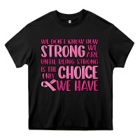 Black breast cancer we don't know how strong we are Heavy Core Tee - MaliasSmallBusiness