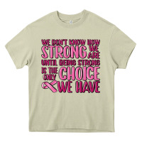 Mossy breast cancer we don't know how strong we are Heavy Core Tee - MaliasSmallBusiness