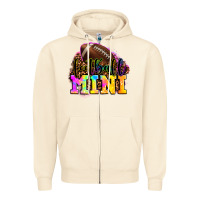 Sandshell football mini Zipper Hoodie - OliviaCreatesArt