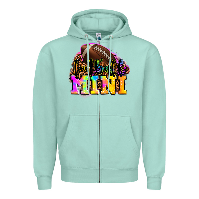 Football Mini Zipper Hoodie by OliviaCreatesArt | Teevron