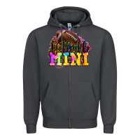 Smoke football mini Zipper Hoodie - OliviaCreatesArt