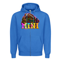True Royal football mini Zipper Hoodie - OliviaCreatesArt