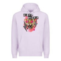 Lilac Heart breaker Valentine's Day Premium Hoodie - FaDigitalArtStudio