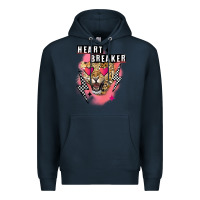 Navy Heart breaker Valentine's Day Premium Hoodie - FaDigitalArtStudio